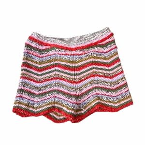 Free People Striped Knit Shorts